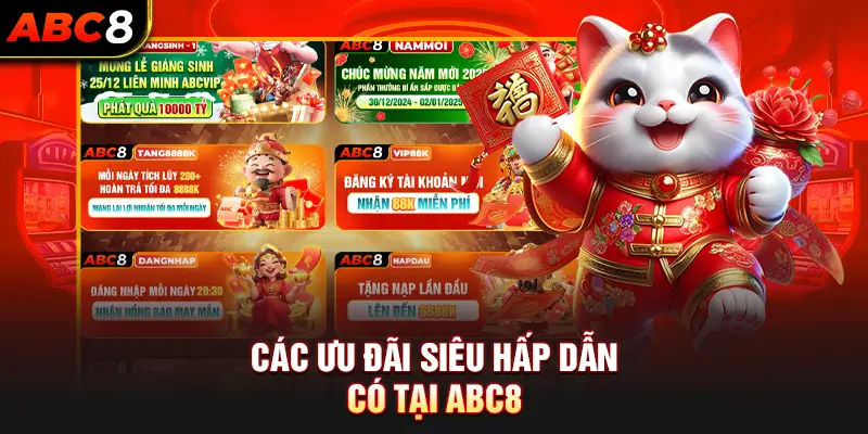 Các Ưu Đãi Siêu Hấp Dẫn Có Tại ABC8